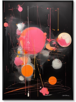 Постер на холсте Universe planetary motion 75X105 CM