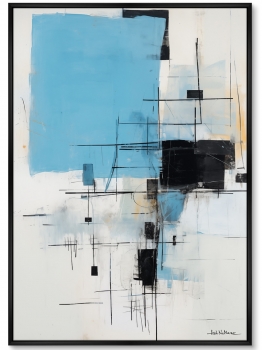 Постер на холсте Winter morning 75X105 CM