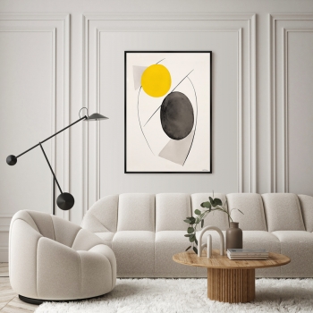 Постер на холсте The Sun and the Moon 75X105 CM