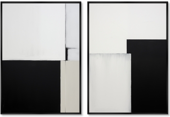 Набор из двух постеров на холсте Color saturation 75X105 / 75X105 CM
