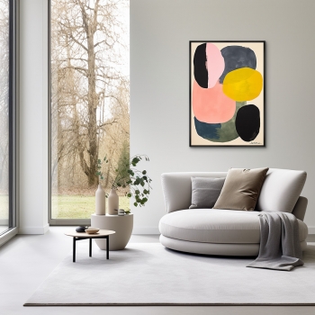 Постер на холсте Colors and Forms 75X105 CM