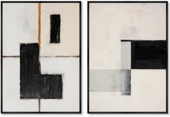 Набор из двух постеров на холсте Formalization of color 75X105 / 75X105 CM