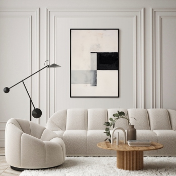 Постер на холсте Formalization of color 75X105 CM