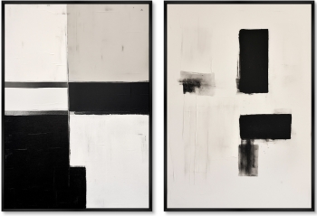 Набор из двух постеров на холсте Geometry of color 75X105 / 75X105 CM