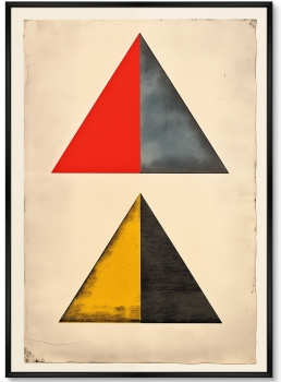 Набор из двух постеров на холсте Multi-colored 75X105 / 75X105 CM