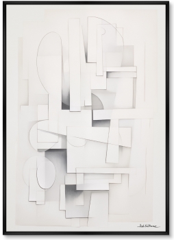 Постер на холсте Search for the shapes 75X105 CM