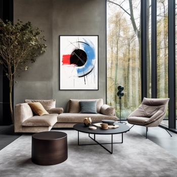 Постер на холсте Shape spectrum 75X105 CM