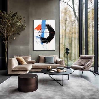 Постер на холсте Shape spectrum 75X105 CM