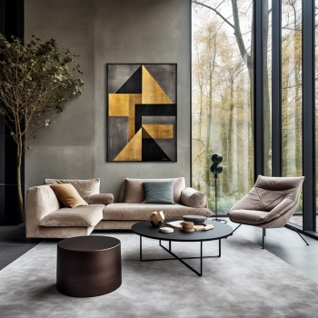 Постер на холсте Sharp corners 75X105 CM