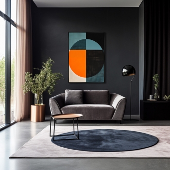 Постер на холсте The focus 75X105 CM