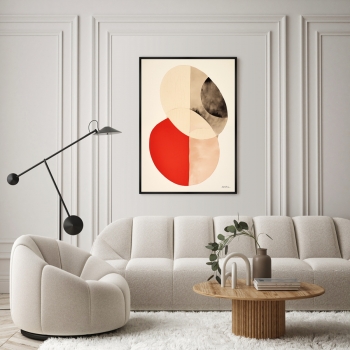 Постер на холсте The Twisted Shape 75X105 CM