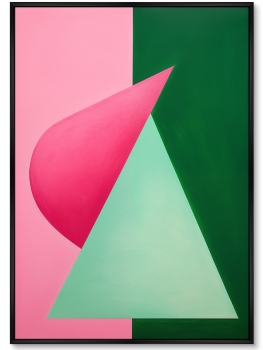 Набор из двух постеров на холсте Geometric watermelon 75X105 / 75X105 CM