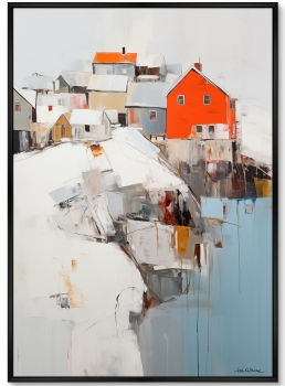 Набор из двух постеров на холсте At the very edge 75X105 / 75X105 CM