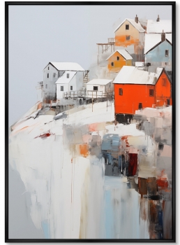 Набор из двух постеров на холсте At the very edge 75X105 / 75X105 CM