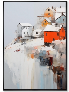 Постер на холсте At the very edge 75X105 CM