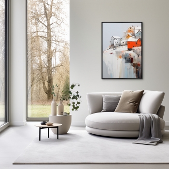 Постер на холсте At the very edge 75X105 CM