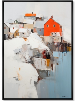 Постер на холсте At the very edge 75X105 CM