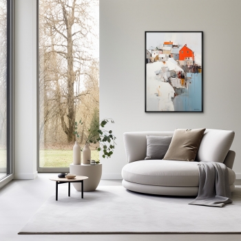 Постер на холсте At the very edge 75X105 CM