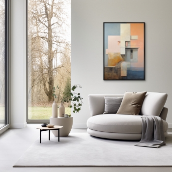 Постер на холсте Buildings 75X105 CM