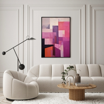 Постер на холсте Espace urbain 75X105 CM