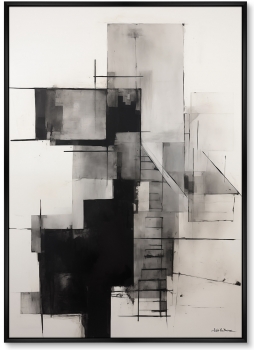 Набор из двух постеров на холсте In bianco e nero 75X105 / 75X105 CM
