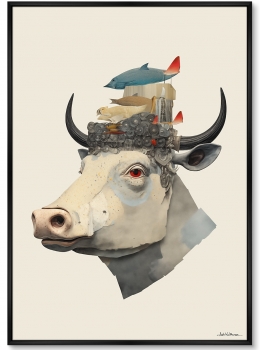 Набор из двух постеров на холсте Cow Dreams 75X105 / 75X105 CM