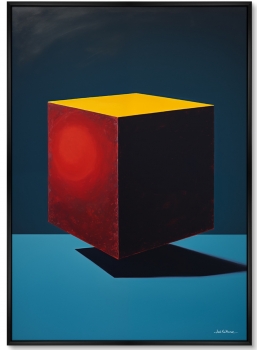 Набор из двух постеров на холсте Cubes in Colors 75X105 / 75X105 CM