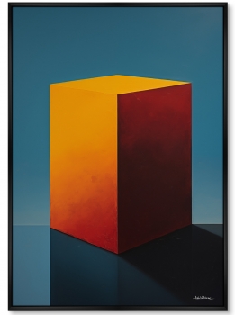 Набор из двух постеров на холсте Cubes the volumetric 75X105 / 75X105 CM