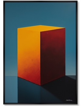 Постер на холсте Cubes the volumetric 75X105 CM