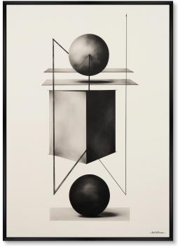 Набор из двух постеров на холсте Life of the mechanisms 75X105 / 75X105 CM