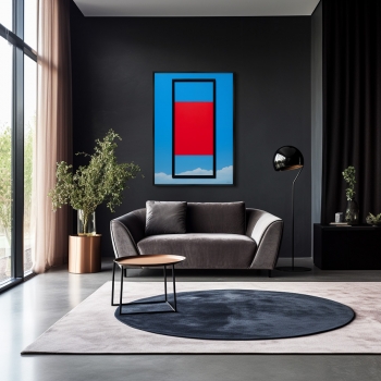 Постер на холсте No Time only the Space 75X105 CM