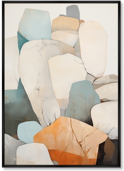 Постер на холсте Stones 75X105 CM
