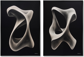 Набор из двух постеров на холсте Streamlined shapes 75X105 / 75X105 CM