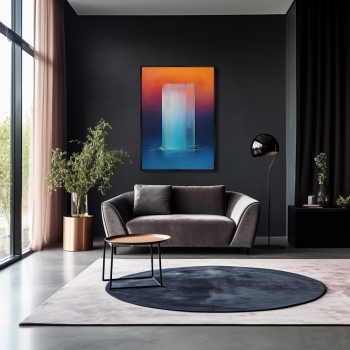 Постер на холсте The Ice Cold 75X105 CM