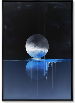 Постер на холсте Lunar reflection 75X105 CM