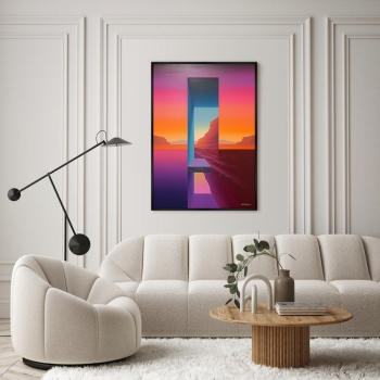 Постер на холсте Continuum 75X105 CM