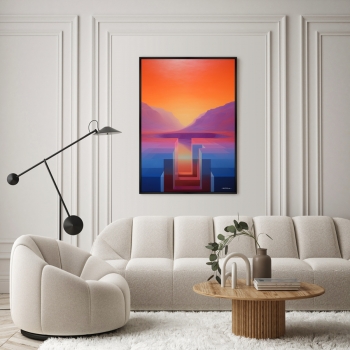 Постер на холсте Continuum 75X105 CM