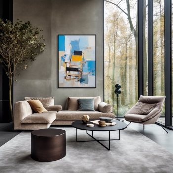 Постер на холсте Chair collection 75X105 CM