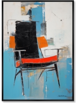 Постер на холсте Chair collection 75X105 CM