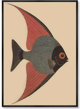 Набор из двух постеров на холсте Angel Fish 75X105 / 75X105 CM