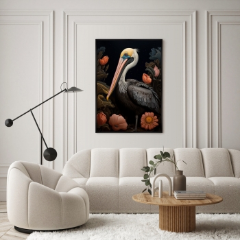Постер на холсте Beautiful Pelicans 75X105 CM