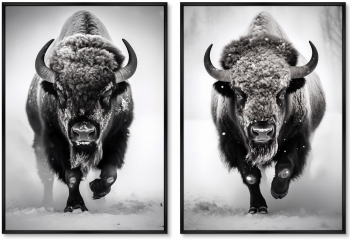 Набор из двух постеров на холсте Big Boys 75X105 / 75X105 CM
