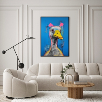 Постер на холсте Busy Duck 75X105 CM