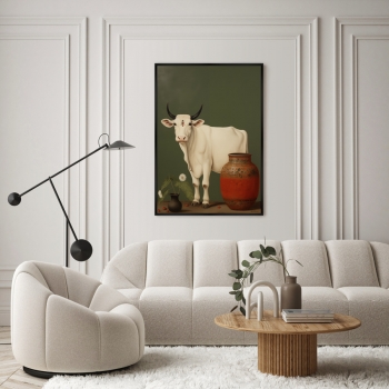 Постер на холсте Cows 75X105 CM