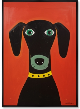 Набор из двух постеров на холсте Dog 75X105 / 75X105 CM