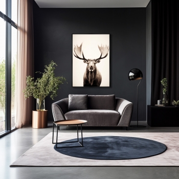 Постер на холсте Elk 75X105 CM