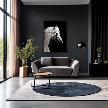 Постер на холсте Grace of the horses 75X105 CM