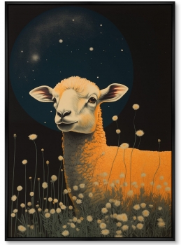 Постер на холсте Date under the stars 75X105 CM