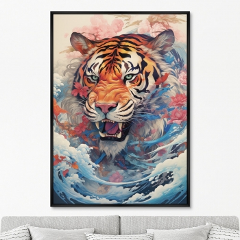 Постер на холсте Soaring Tigers 75X105 CM