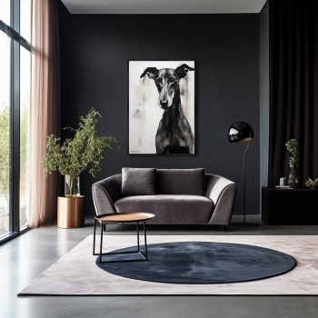 Постер на холсте Tender look 75X105 CM